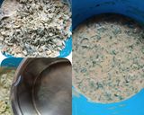 A picture of step 2 of Delicious Appam Of Spring Onion And Methi.