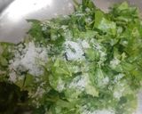A picture of step 2 of Methi Matar Malai in White Gravy.