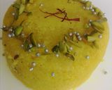 A picture of step 3 of Sooji ka Sheera.
