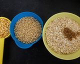 A picture of step 1 of Oats Dosa.