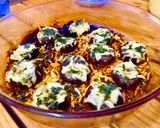 A picture of step 7 of Simple Parmesan Portobellos.