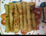 A picture of step 20 of Chapati with green grams(ndengu).