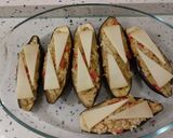 Foto del paso 10 de la receta Berenjenas rellenas de arroz con verduras