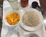 Foto del paso 1 de la receta: Tarta de Mango Fitness Sin Azúcar, sin Harina, sin huevo, sin margarina,,, y sin gas en Vzla no hay