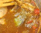 Görög hagymás nyúlragu - Kouneli stifado recept fázis 4 fotója