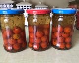 Une image de l'étape 5 de Tomates cerises du jardin au vinaigre et herbes de Provence.