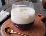 Foto langkah ke 3 dari resep Goguma latte Ubi ungu creamy matcha.
