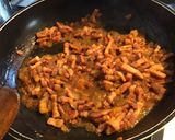 Une image de l'étape 6 de Courge turban turc farcie cantal et lardons.