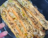 Une image de l'étape 4 de Gratin de poireaux et chou blanc au reblochon 🧀 🥬.