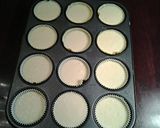 A picture of step 7 of White Chocolate Cupcakes with White Chocolate Whipped Cream Frosting.