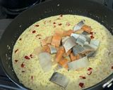 A picture of step 2 of Creamy Trout and Hake Pasta.