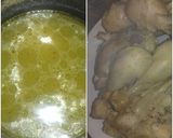 A picture of step 1 of Green Enchiladas with Avocado Sauce.