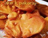 A picture of step 3 of Aloo pakoras.