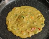 A picture of step 4 of Sattu powder chilla - High protein breakfast.