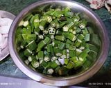 चटपटी भिंडी (Chatpati bhindi recipe in hindi) रेसिपी चरण 1 फोटो