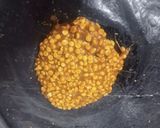 A picture of step 4 of Daliya Chikki / Roasted Puff Chana Chikki.