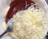 A picture of step 4 of Mince And cheese tortilla wrap.