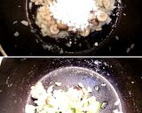 A picture of step 4 of Pasta Genova with Cream Sauce.