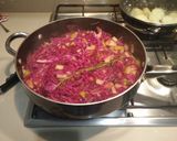 A picture of step 2 of Rosemary Braised Red Cabbage.