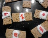 A picture of step 4 of Bloody Bandaid Snack/Appetizer ~ halloween.