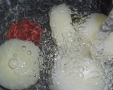 A picture of step 12 of Prep Daikon Radish for Buri Daikon and Simmered Dishes.