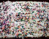 A picture of step 8 of Birthday Cake Fudge.