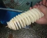 A picture of step 7 of Potato Spiral French Fries.