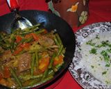 A picture of step 7 of Green Beans Stew With Beef خورشت لوبیا سبز.