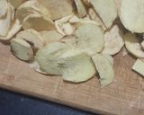 A picture of step 1 of Sweet Potato kheer.