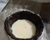 A picture of step 2 of Lava cake.