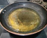 A picture of step 3 of Sooji ka halwa.