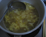 A picture of step 5 of Fluffy Egg Drop Soup with Corn & Onion.