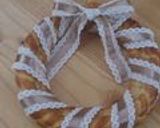 A picture of step 24 of Christmas Wreath Made From Bread.