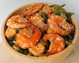 Foto langkah ke 5 dari resep Oseng Udang Cabe Hijau.