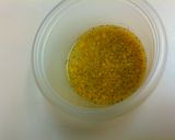 A picture of step 1 of Lemon vinaigrette.