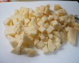 A picture of step 1 of Cold Potato Soup.