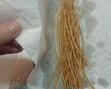 A picture of step 3 of Fried Pasta for Snacking.