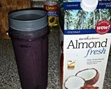 A picture of step 1 of Berrilicious Smoothie.