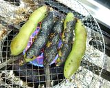 A picture of step 1 of Grilled broad beans(Fava beans).