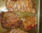 A picture of step 4 of One Hitter Grilled Montreal Steak!.