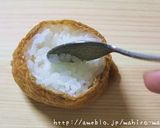 A picture of step 1 of Charaben Duffy Inarizushi.