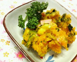 A picture of step 2 of Easy Kabocha Squash With Cheese and Bacon.