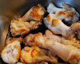 A picture of step 3 of Chicken Drumettes In Japanese Style Demi-glace Sauce With Red Wine.