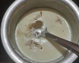 A picture of step 1 of Kesar Rice pudding.