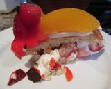 Foto del paso 18 de la receta Pastel de vainilla (básico) con frutas y chantilly a lo Carmelita