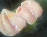 A picture of step 5 of My Ginger Garlic Chicken Breasts with Mushrooms and a Lovely Creamy Sauce.