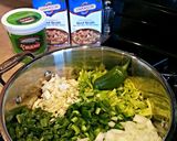 A picture of step 1 of Mike's Green Chile Stew.