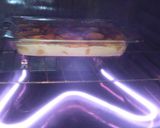A picture of step 7 of Nikki's peach cobbler.
