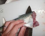 A picture of step 6 of How to fillet a fish (3-layer filleting) - For Mackerel.