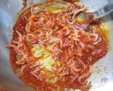 A picture of step 3 of Kkakdugi (Daikon Radish Kimchi)-Style Pickles Mixed with Gochujang.